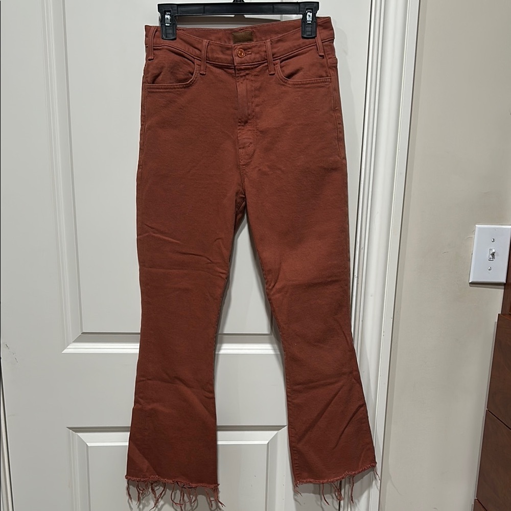 MOTHER The Hustler Ankle Frag Denim